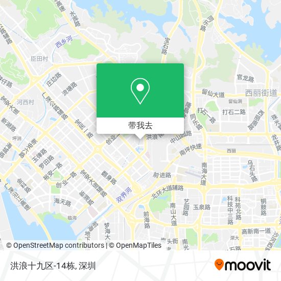 洪浪十九区-14栋地图