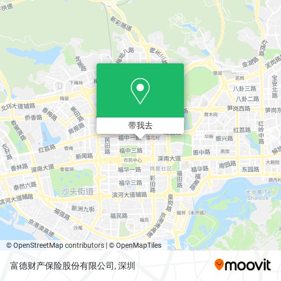 富德财产保险股份有限公司地图