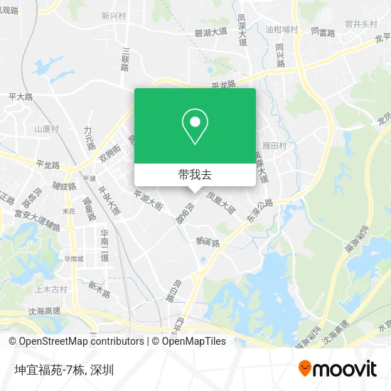 坤宜福苑-7栋地图