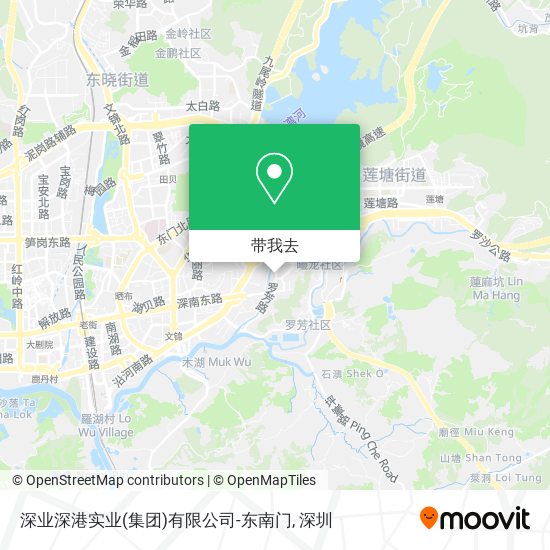 深业深港实业(集团)有限公司-东南门地图