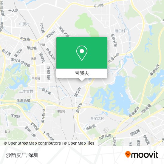 沙韵皮厂地图