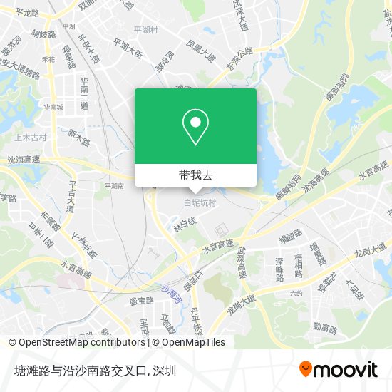 塘滩路与沿沙南路交叉口地图