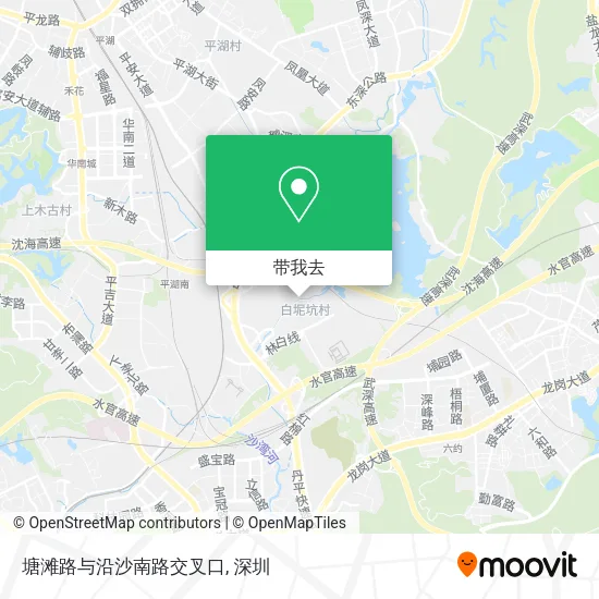 塘滩路与沿沙南路交叉口地图