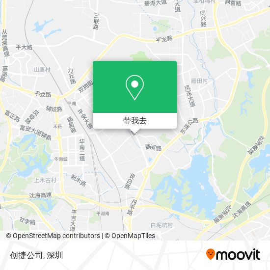 创捷公司地图