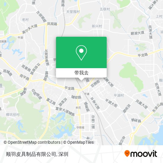 顺羽皮具制品有限公司地图