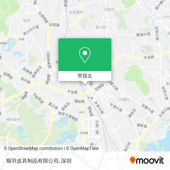 顺羽皮具制品有限公司地图