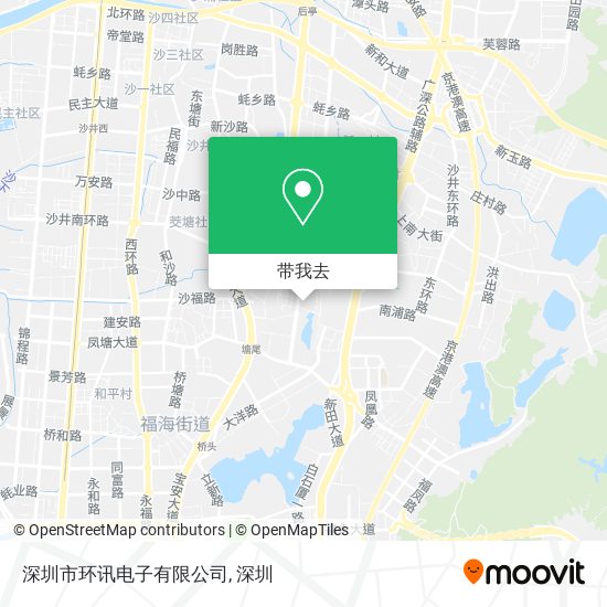 深圳市环讯电子有限公司地图