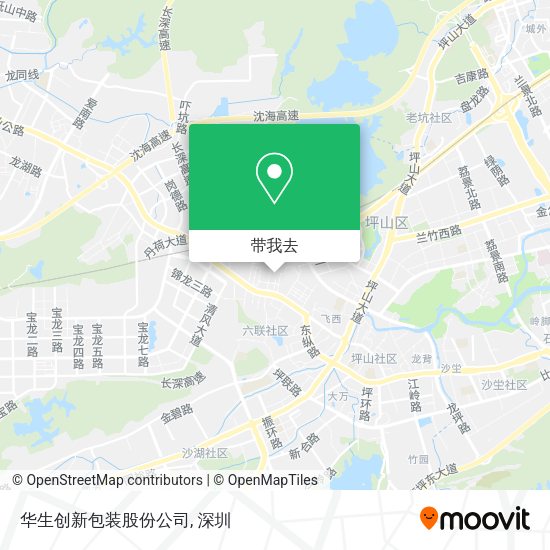华生创新包装股份公司地图