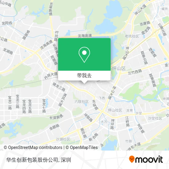 华生创新包装股份公司地图