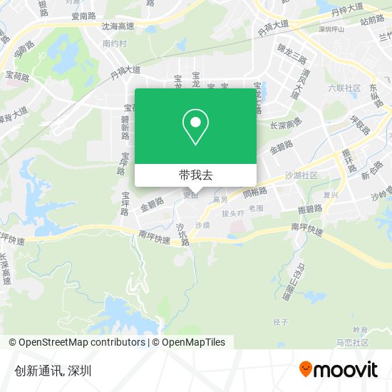 创新通讯地图
