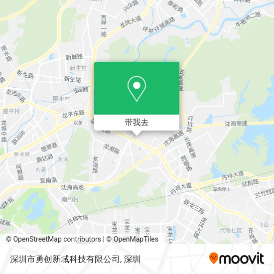 深圳市勇创新域科技有限公司地图