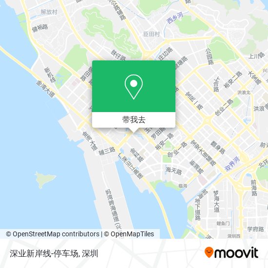 深业新岸线-停车场地图
