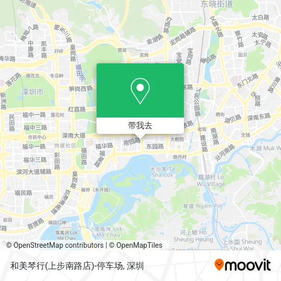 和美琴行(上步南路店)-停车场地图