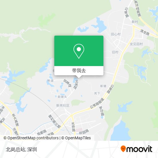 北岗总站地图