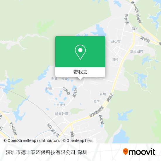 深圳市德丰泰环保科技有限公司地图