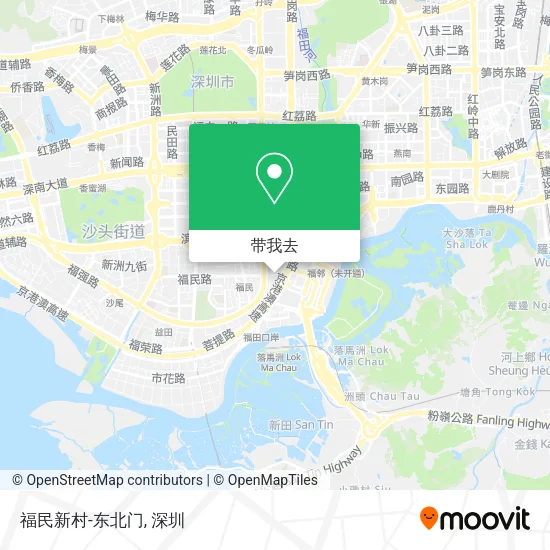 福民新村-东北门地图