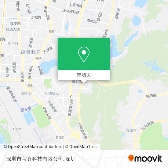 深圳市宝齐科技有限公司地图