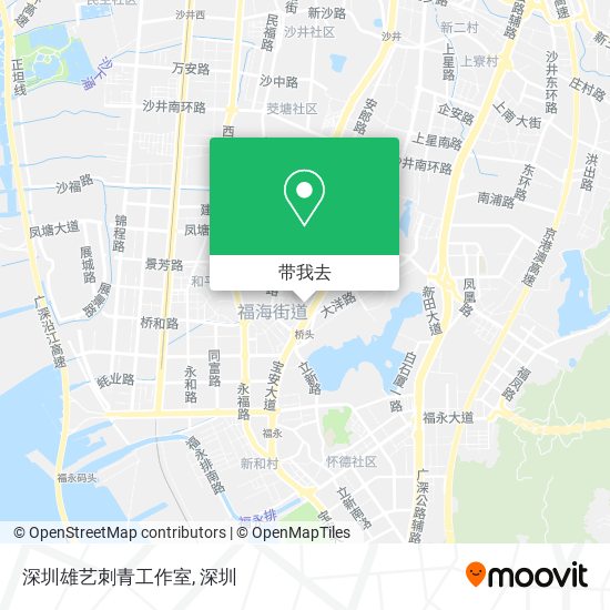 深圳雄艺刺青工作室地图