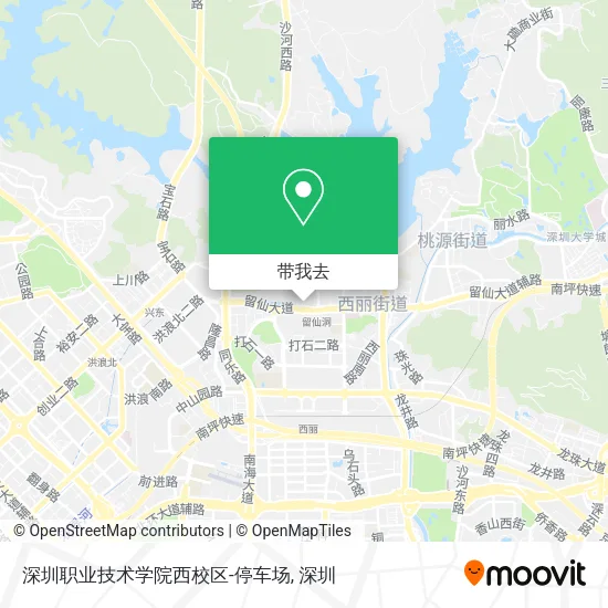 深圳职业技术学院西校区-停车场地图