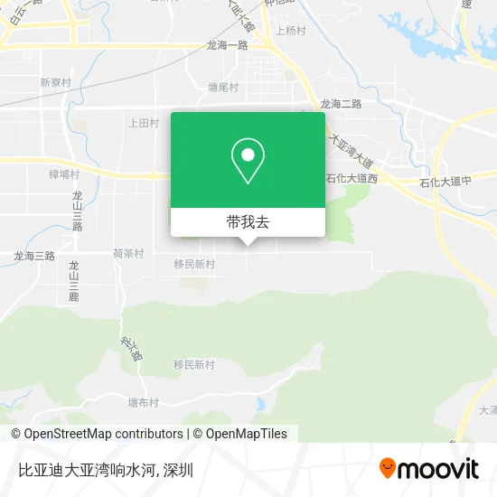 比亚迪大亚湾响水河地图