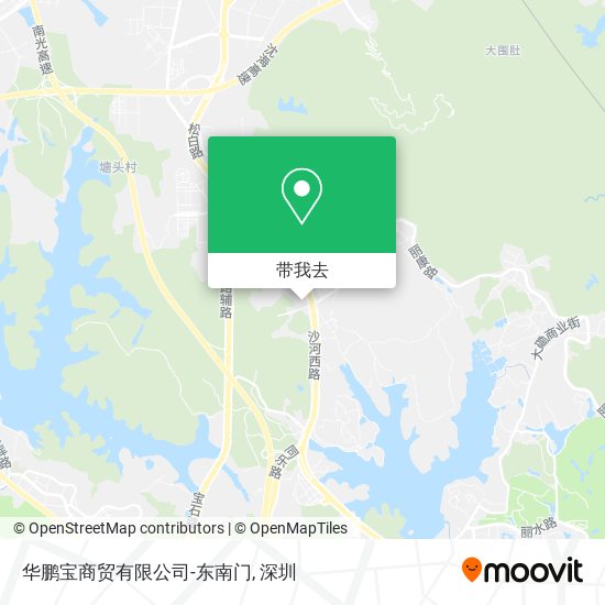 华鹏宝商贸有限公司-东南门地图