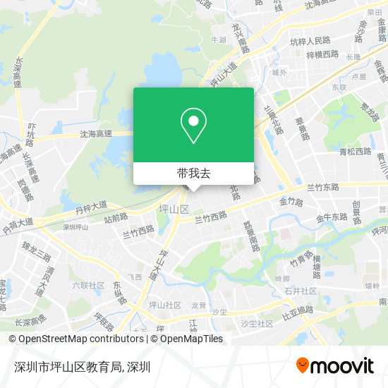 深圳市坪山区教育局地图