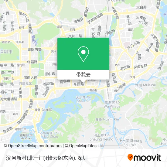 滨河新村(北一门)(怡云阁东南)地图