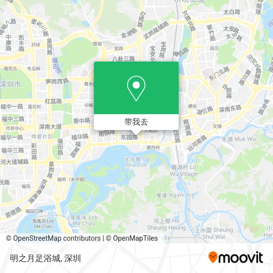 明之月足浴城地图