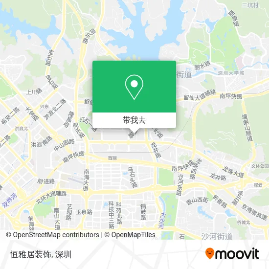 恒雅居装饰地图