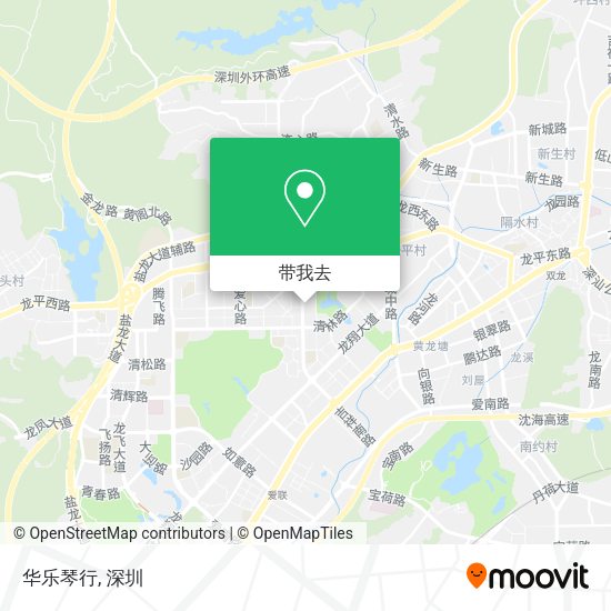 华乐琴行地图