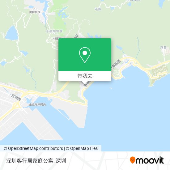 深圳客行居家庭公寓地图