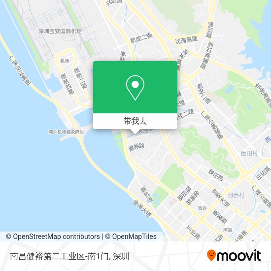 南昌健裕第二工业区-南1门地图