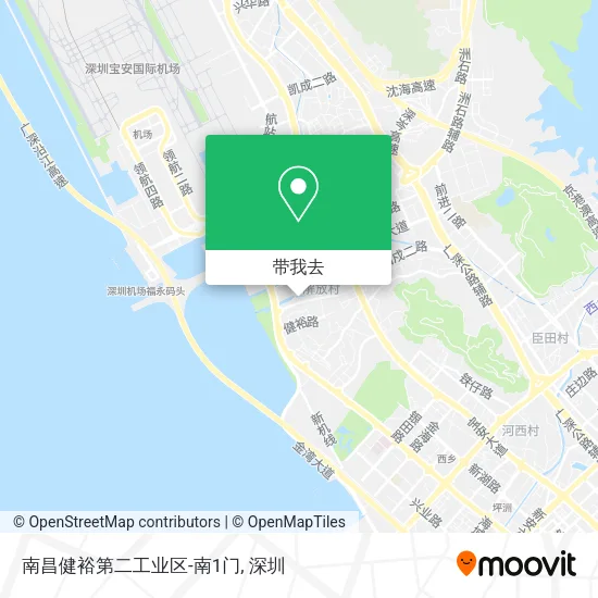 南昌健裕第二工业区-南1门地图