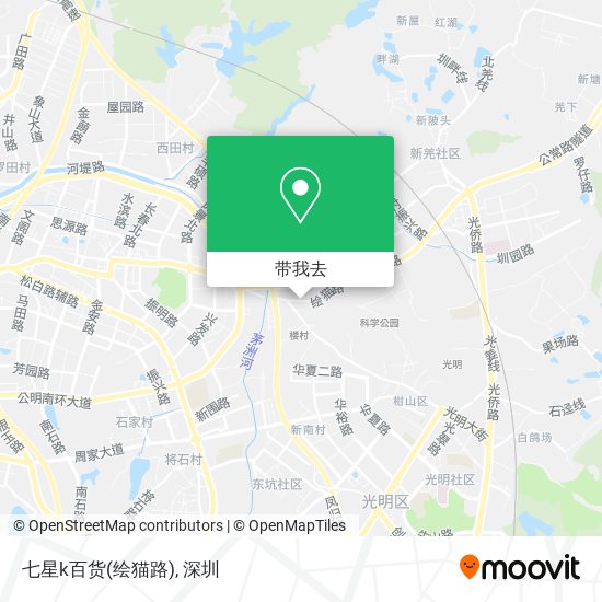 七星k百货(绘猫路)地图