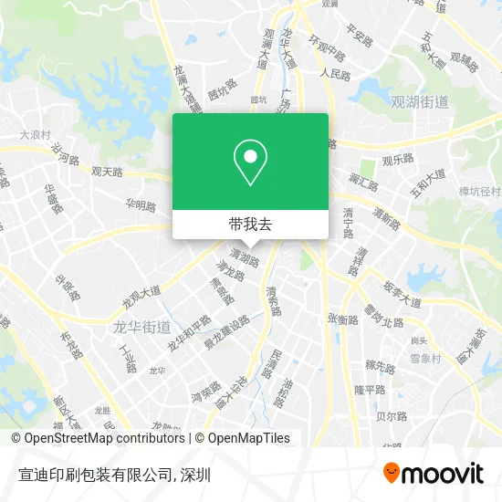宣迪印刷包装有限公司地图