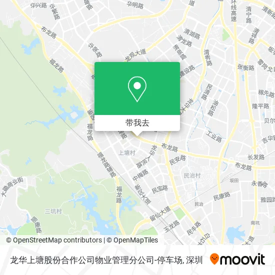 龙华上塘股份合作公司物业管理分公司-停车场地图