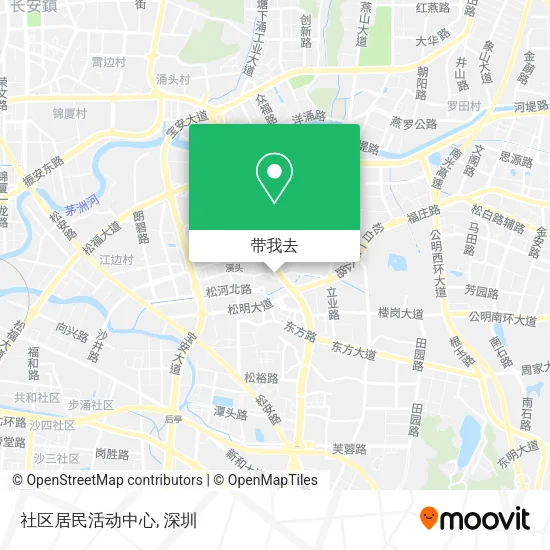 社区居民活动中心地图