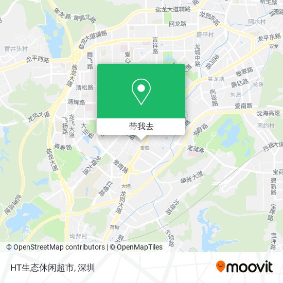 HT生态休闲超市地图