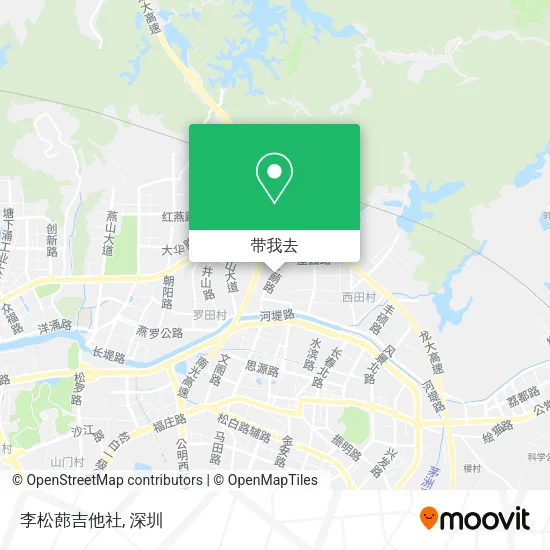李松蓢吉他社地图
