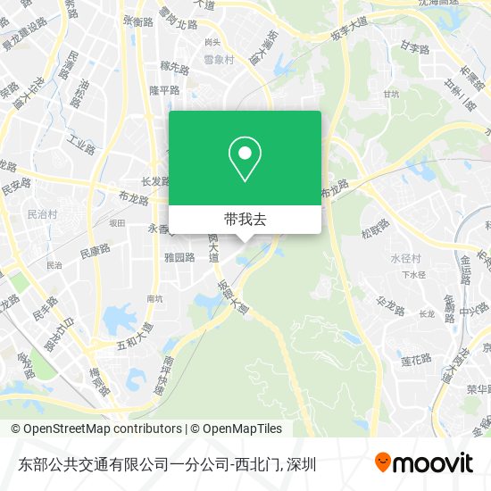 东部公共交通有限公司一分公司-西北门地图