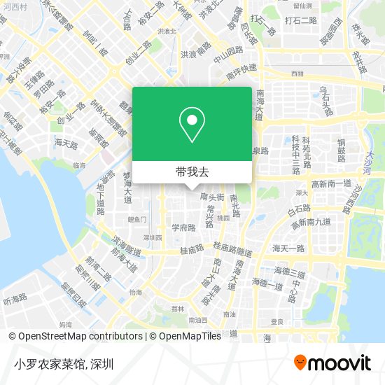 小罗农家菜馆地图