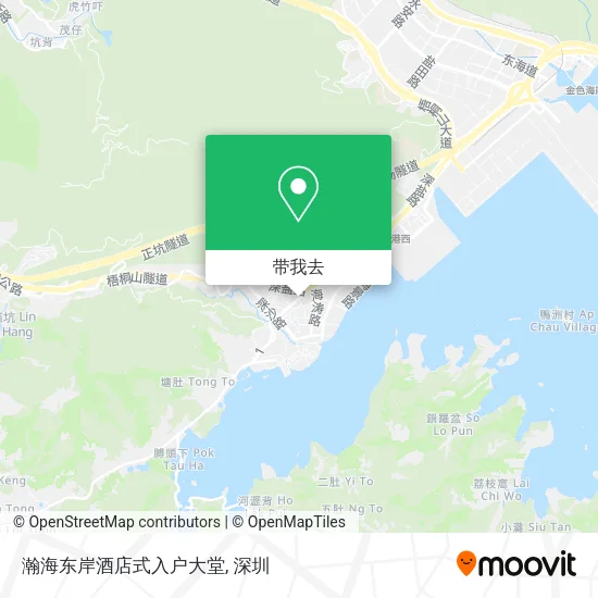 瀚海东岸酒店式入户大堂地图