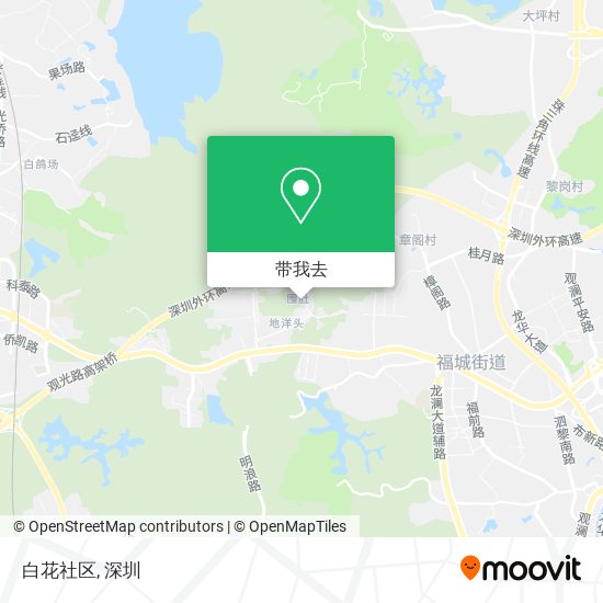 白花社区地图
