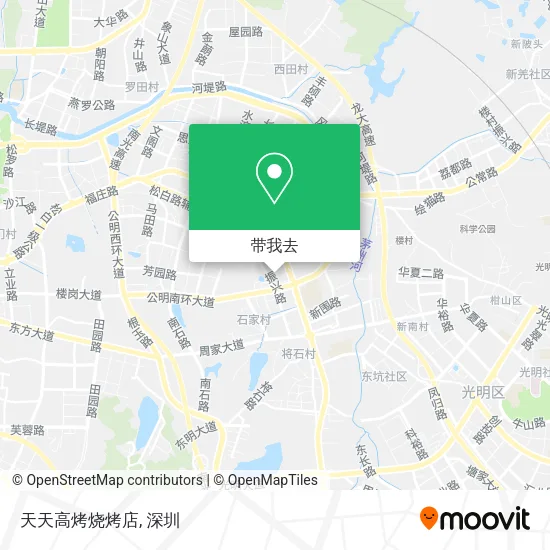 天天高烤烧烤店地图