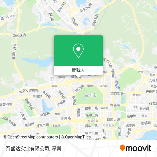 百盛达实业有限公司地图