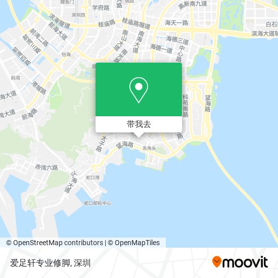 爱足轩专业修脚地图