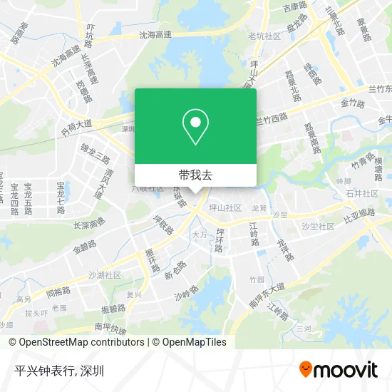 平兴钟表行地图