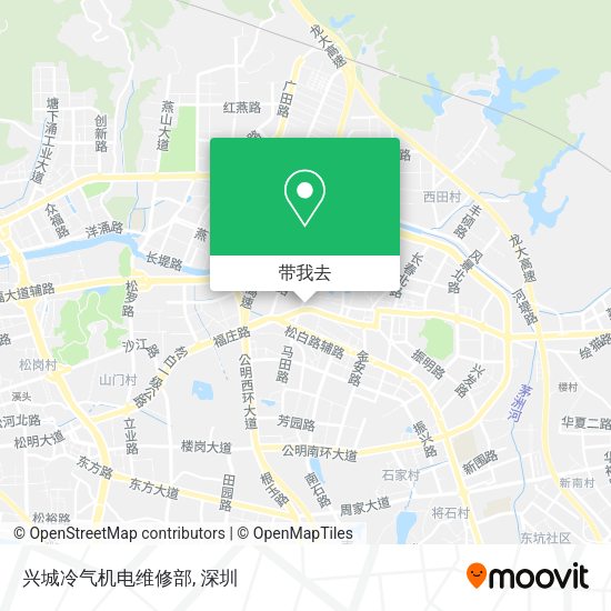 兴城冷气机电维修部地图