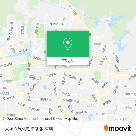 兴城冷气机电维修部地图