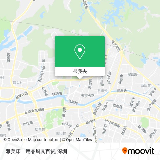 雅美床上用品厨具百货地图